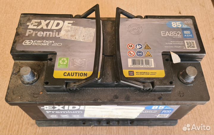 Аккумулятор Exide premium 85Ah 800