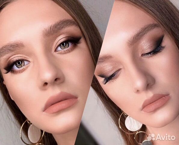 Макияж прически