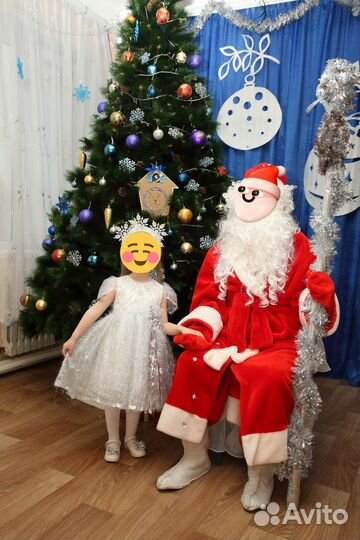 Платье Снежинки для девочки