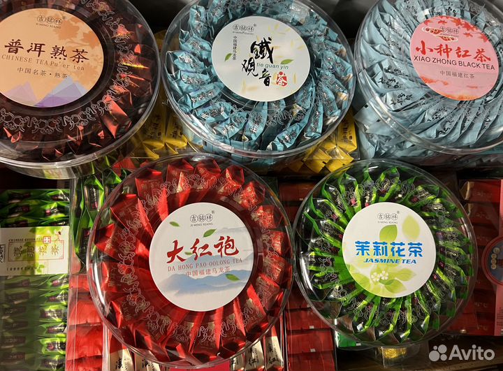 Китайский чай зеленый с цветами жасмина