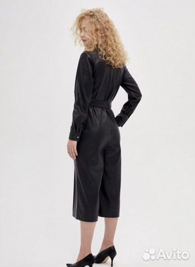 Комбинезон кожаный женский lime