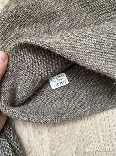 Комплект шапка и снуд женские