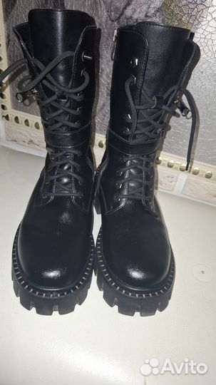 Ботинки зимние натуральная кожа 39