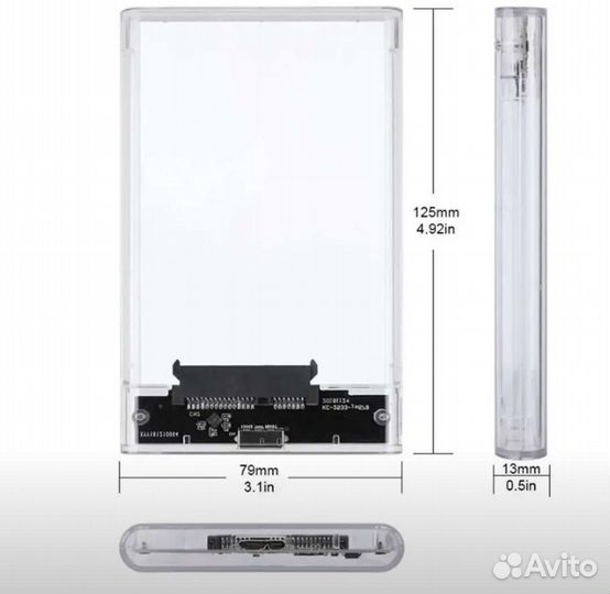 Бокс для жесткого диска 2.5 usb3.0