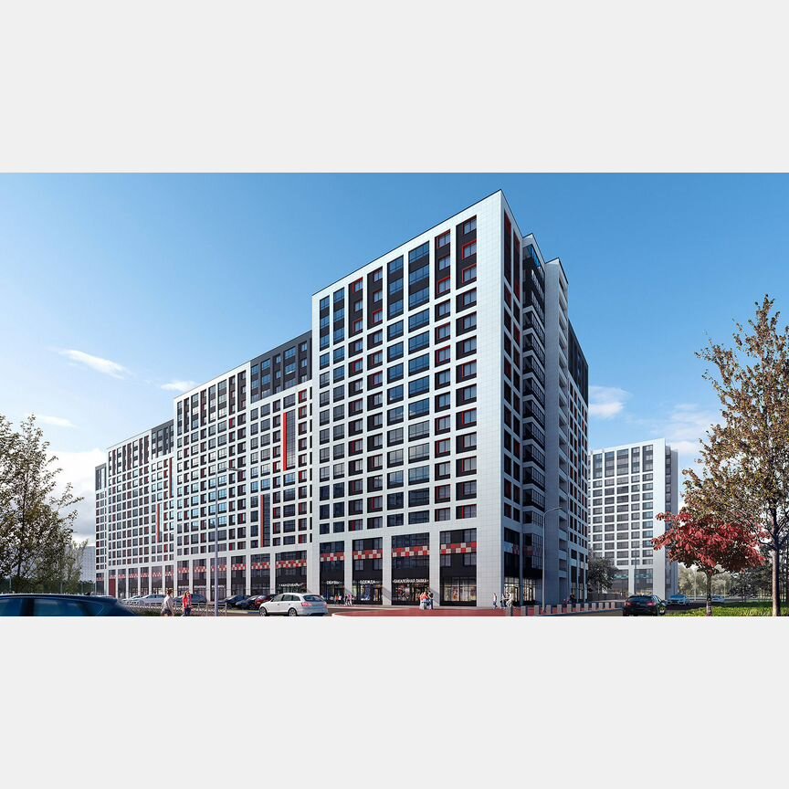 1-к. квартира, 35,1 м², 2/16 эт.