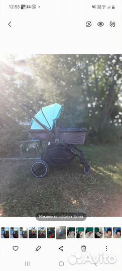 Коляска 2 в 1 Rant azure