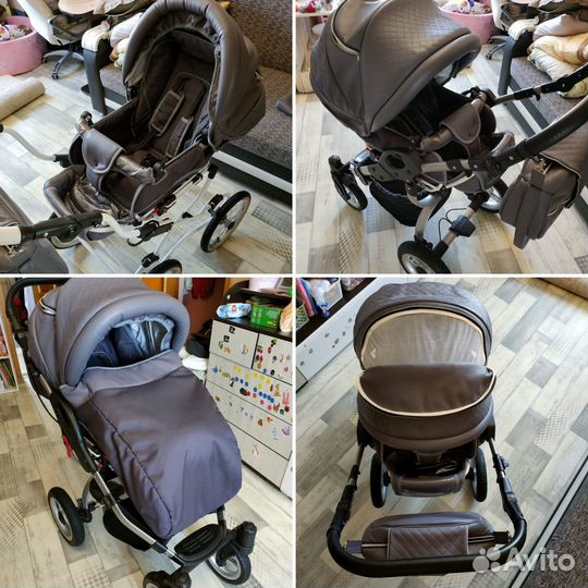 Детская коляска Reindeer 3/1 с двумя рамами