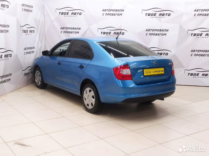 Skoda Rapid 1.6 МТ, 2015, 97 718 км