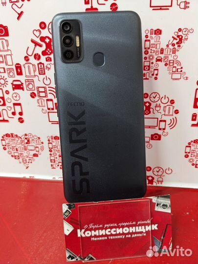 Мобильный телефон tecno Spark 7 4/64 иш56546546