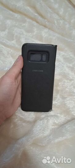 Чехол книжка на samsung s8 оригинал б/у