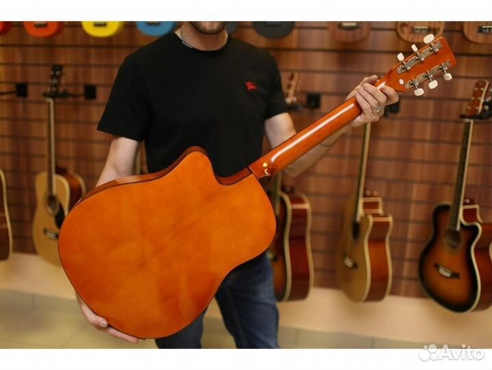 Homage LF-3800CT-SB с вырезом акустическая гитара