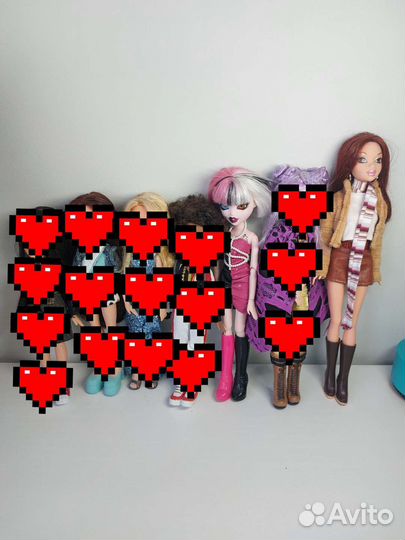 Куклы bratzillaz / bratz / barbie / lol omg/ооаки