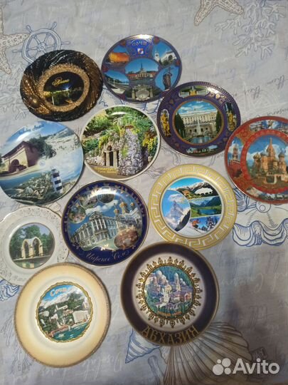 Настенные каминные тарелки разных стран