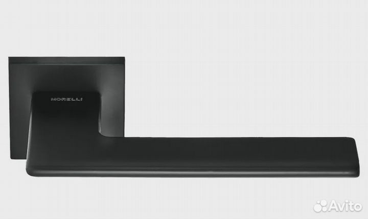 Ручка дверная morelli mh-51-s6 plateau bl чёрный