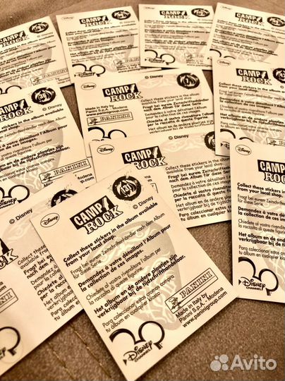 Наклейки Panini Camp Rock музыкальные каникулы