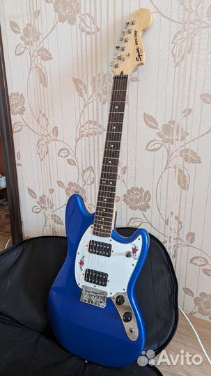 Электро гитара fender squier Mustang