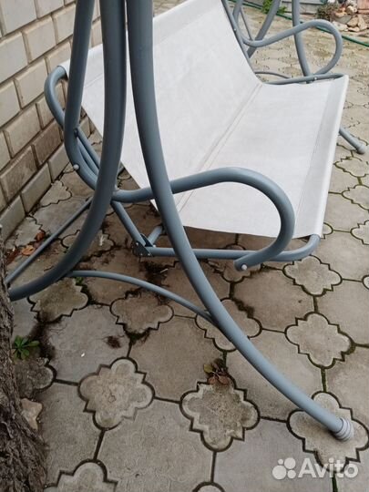 Садовая качеля бу