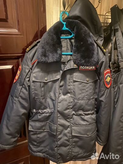 Полицейский бушлат и ватники