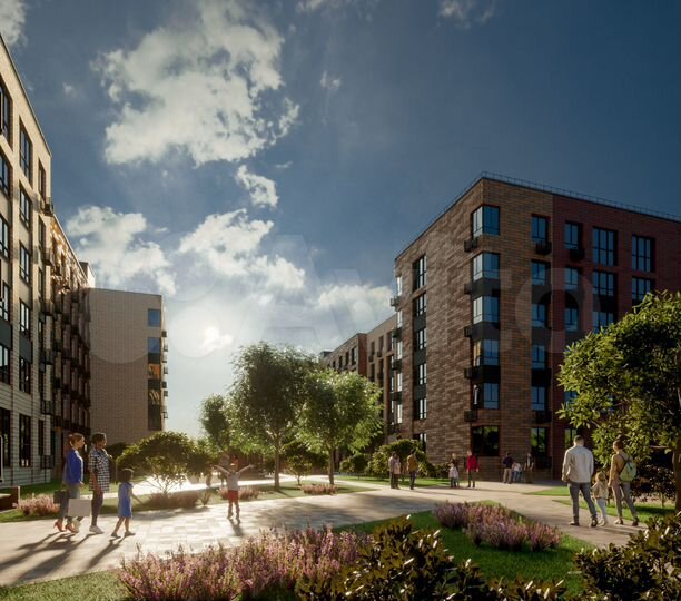 1-к. квартира, 39,7 м², 2/6 эт.