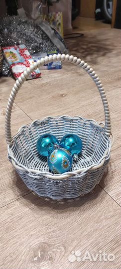 Корзинка, кашпо из ротанга