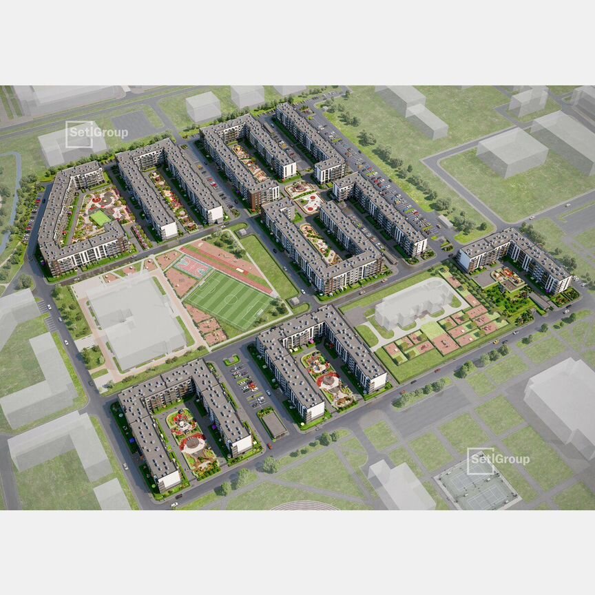 1-к. квартира, 36,3 м², 4/5 эт.