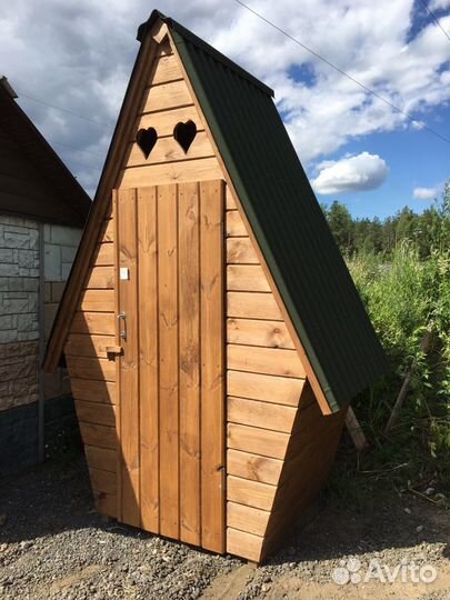 Туалет для дачи, новый