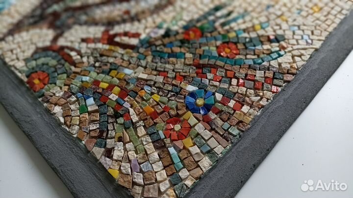 Панно из мозаики. Натуральный камень и смальта