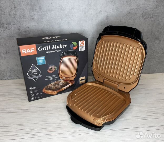 Электрогриль новый