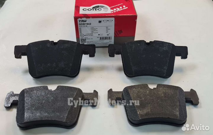 Колодки тормозные BMW 1 F20/3 F30/X3 F25