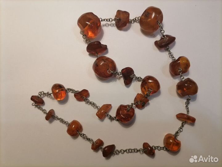 Янтарные бусы СССР