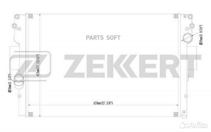 Радиатор охлаждения Ивеко Дайли III-V 02