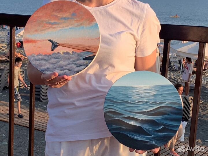 Картина акрилом на холсте