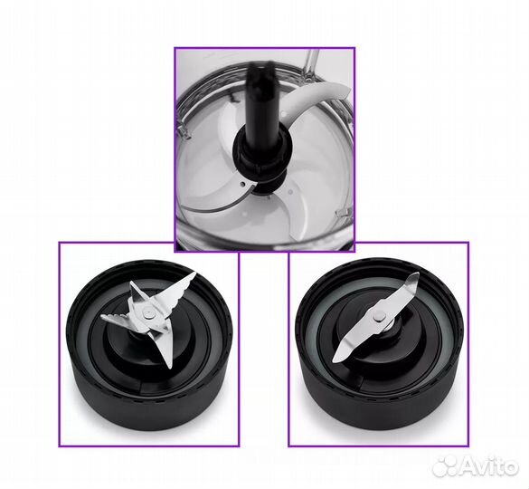 Стационарный блендер «6 в 1» Kitfort KT-3009, сере