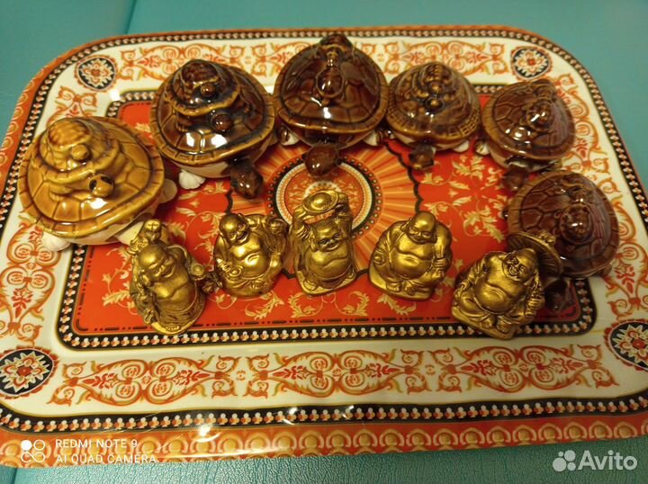 Фигурки фен шуй. Хотей. Черепаха