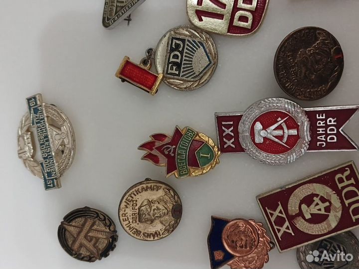 Значки гдр,СССР