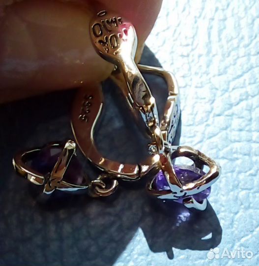 Серьги серебро 925 эксклюзив