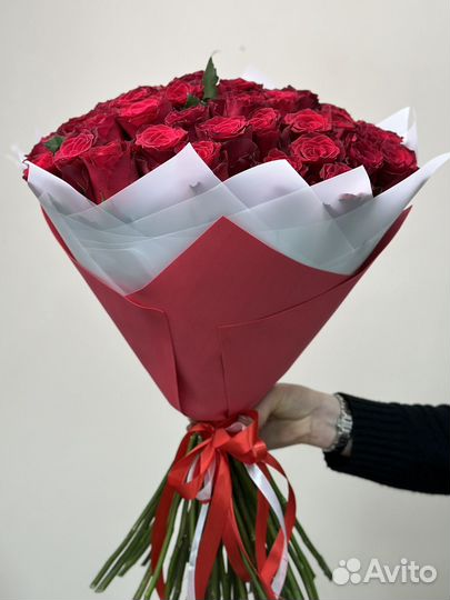 Букет из 55 роз