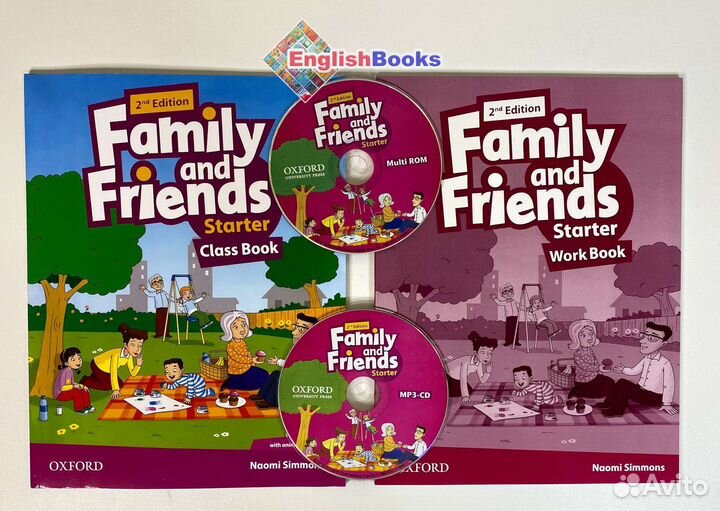 Family and friends Starter 2ed, (CB+WB+CD) новые