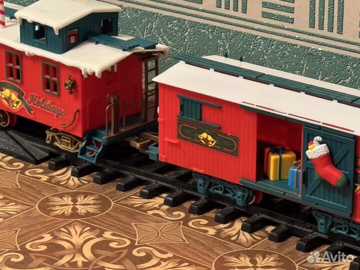 Новогодняя железная дорога детская