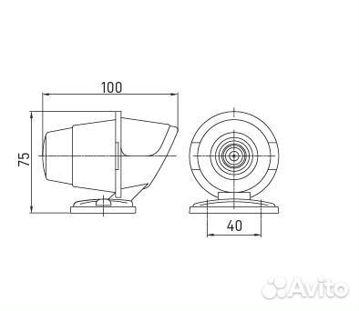 Габаритный фонарь SIM Португалия Volvo F/FL6/7/10