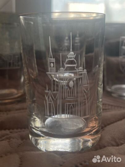Стаканы стекло ретро