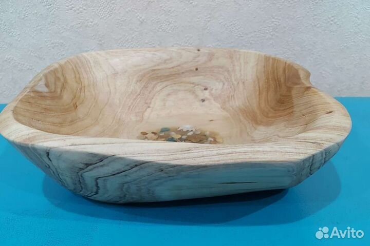 Тарелка деревянная сосна