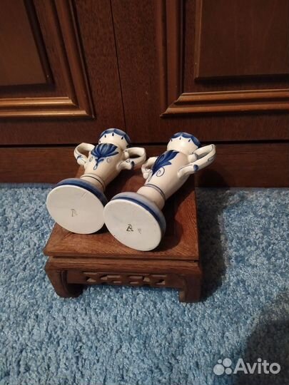 Подсвечник гжель 2шт