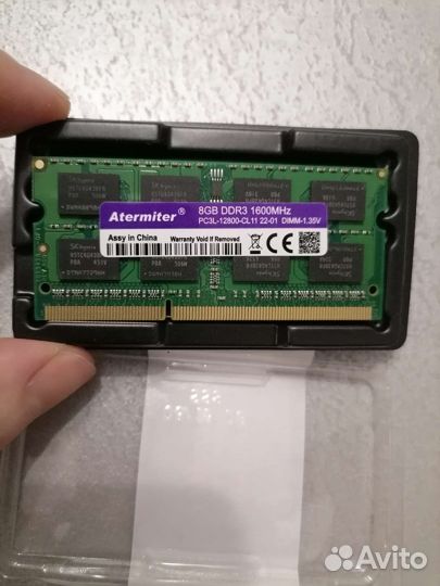 Оперативная память ddr3l-1600, ddr3 8 GB sodimm