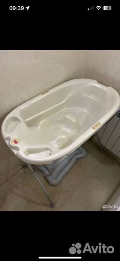 Ванночка для купания с горкой