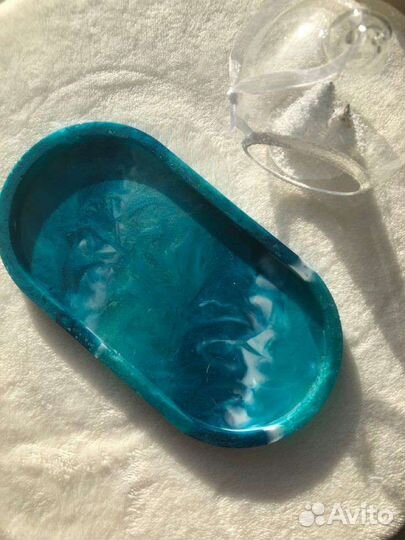 Поднос подставка из эпоксидной смолы