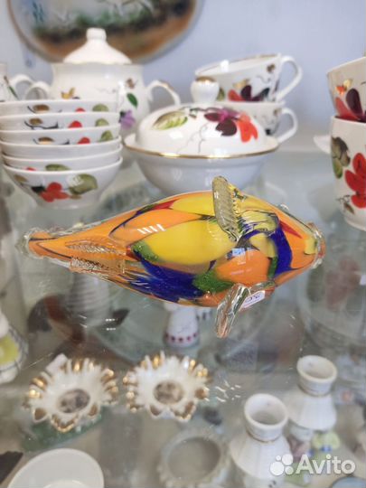 Рыбка цветное стекло
