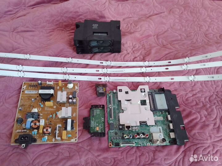 Телевизор lg 43uk 6200pla по запчастям