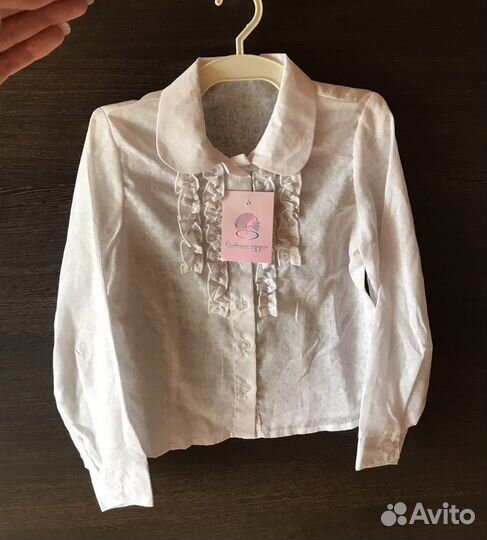 Блузка для девочки 122 128 134