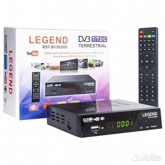 Цифровая тв-приставка legend RST-L1204HD для DVB-T